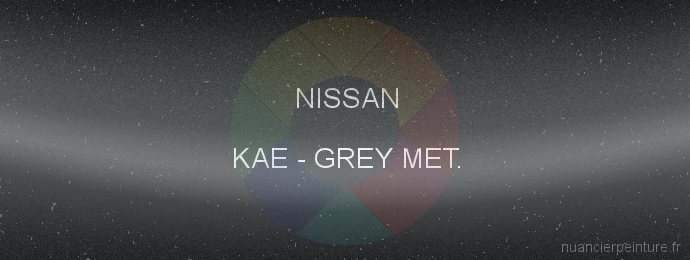 Peinture Nissan KAE Grey Met.