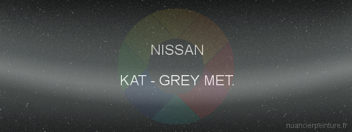 Peinture Nissan KAT Grey Met.
