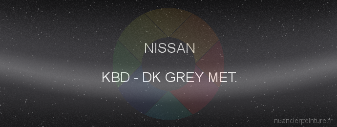 Peinture Nissan KBD Dk Grey Met.
