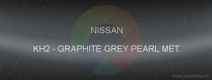 Peinture Nissan KH2 Graphite Grey Pearl Met.