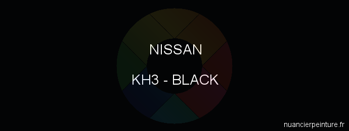 Peinture Nissan KH3 Black
