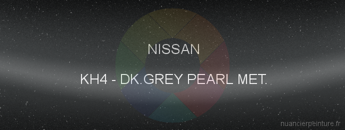 Peinture Nissan KH4 Dk.grey Pearl Met.