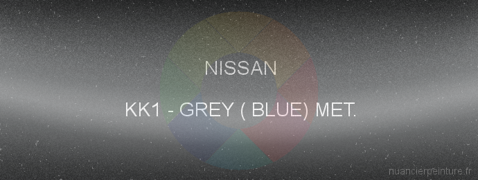 Peinture Nissan KK1 Grey ( Blue) Met.