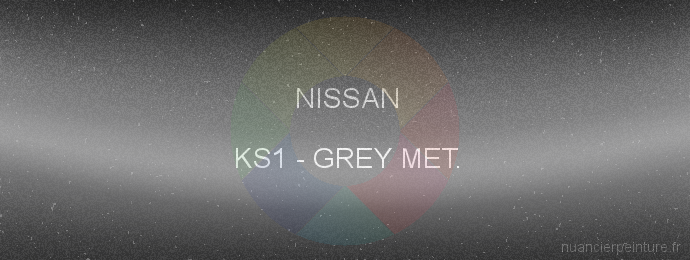 Peinture Nissan KS1 Grey Met.