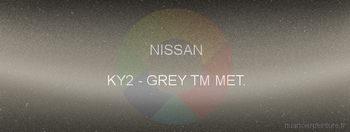Peinture Nissan KY2 Grey Tm Met.