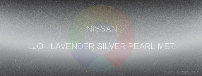 Peinture Nissan LJO Lavender Silver Pearl Met.