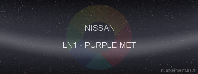 Peinture Nissan LN1 Purple Met.