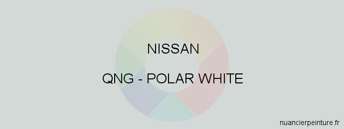 Peinture Nissan QNG Polar White