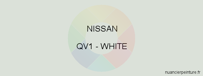 Peinture Nissan QV1 White