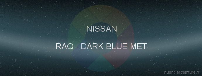 Peinture Nissan RAQ Dark Blue Met.