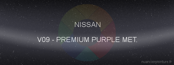 Peinture Nissan V09 Premium Purple Met.