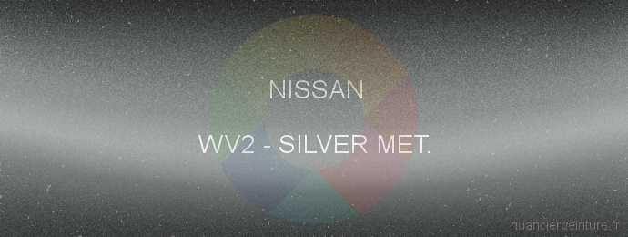 Peinture Nissan WV2 Silver Met.
