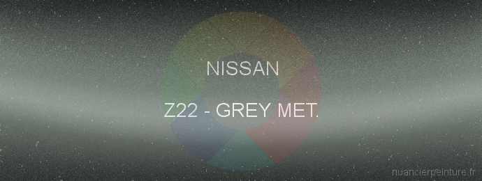 Peinture Nissan Z22 Grey Met.