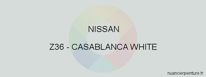 Peinture Nissan Z36 Casablanca White