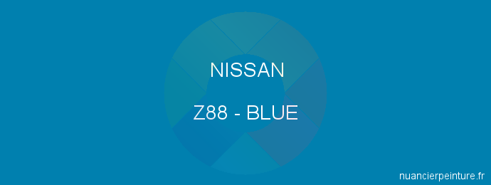 Peinture Nissan Z88 Blue