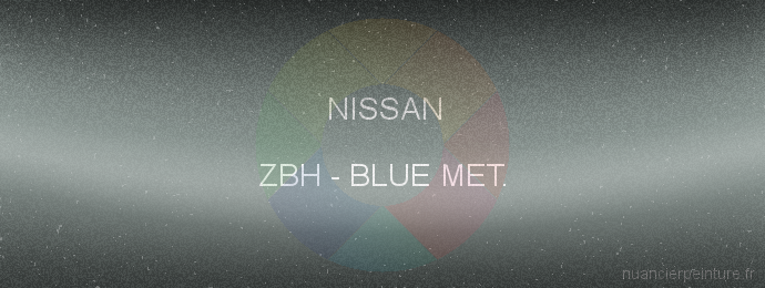 Peinture Nissan ZBH Blue Met.