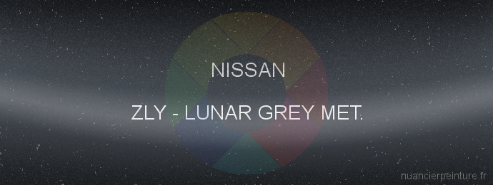 Peinture Nissan ZLY Lunar Grey Met.