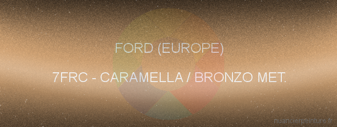 Peinture Ford (europe) 7FRC Caramella / Bronzo Met.