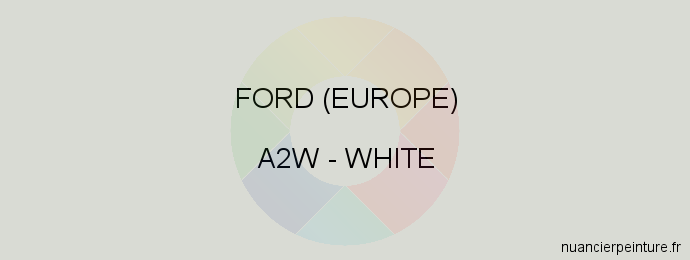 Peinture Ford (europe) A2W White