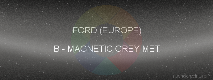 Peinture Ford (europe) B Magnetic Grey Met.