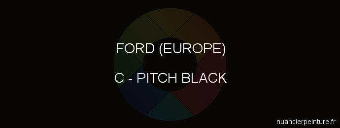 Peinture Ford (europe) C Pitch Black