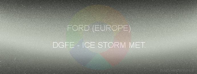Peinture Ford (europe) DGFE Ice Storm Met.