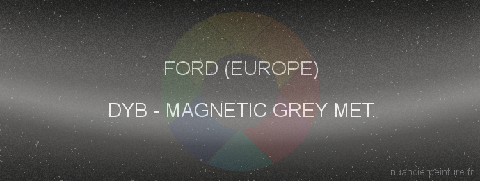 Peinture Ford (europe) DYB Magnetic Grey Met.