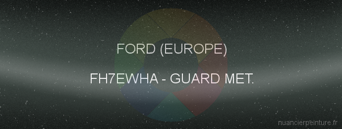 Peinture Ford (europe) FH7EWHA Guard Met.