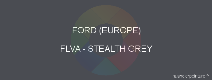 Peinture Ford (europe) FLVA Stealth Grey