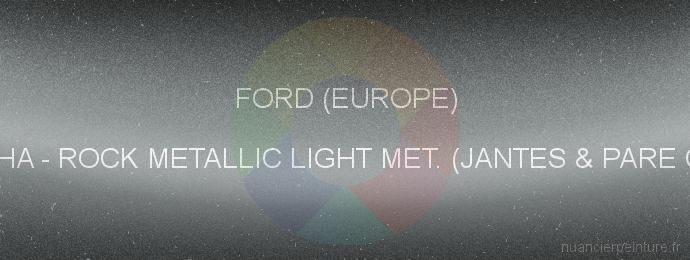 Peinture Ford (europe) LP5EWHA Rock Metallic Light Met. (jantes & Pare Chocs)