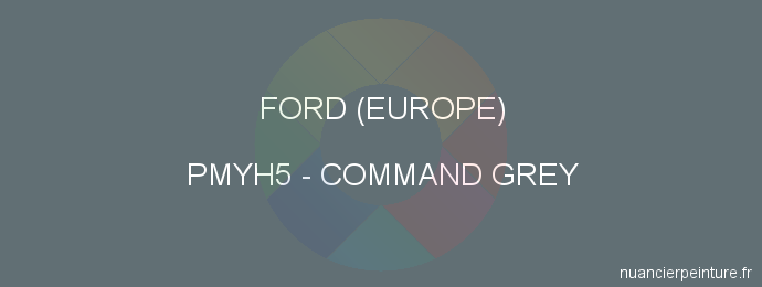 Peinture Ford (europe) PMYH5 Command Grey