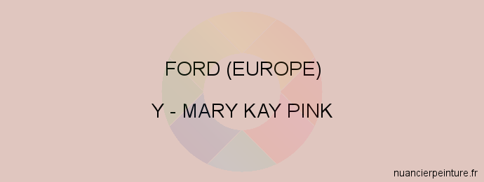 Peinture Ford (europe) Y Mary Kay Pink