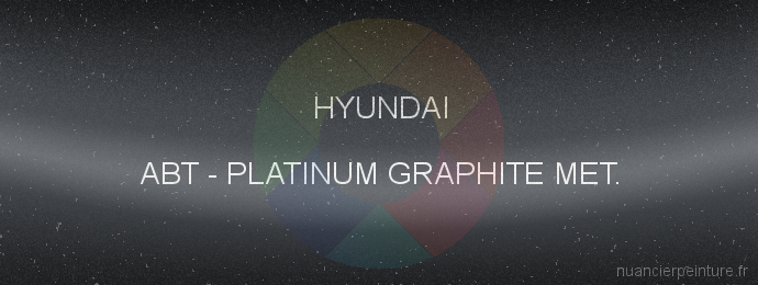 Peinture Hyundai ABT Platinum Graphite Met.