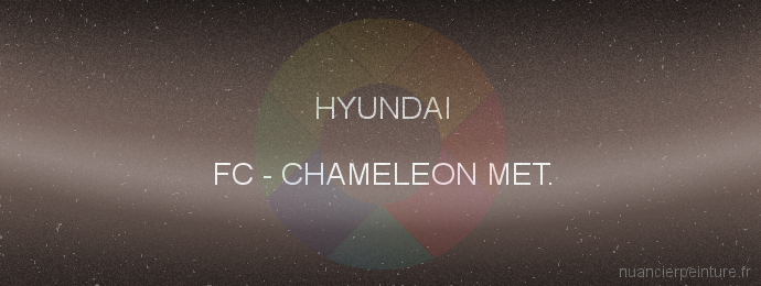 Peinture Hyundai FC Chameleon Met.