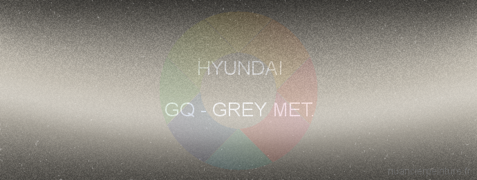 Peinture Hyundai GQ Grey Met.
