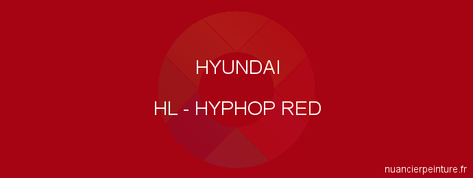 Peinture Hyundai HL Hyphop Red