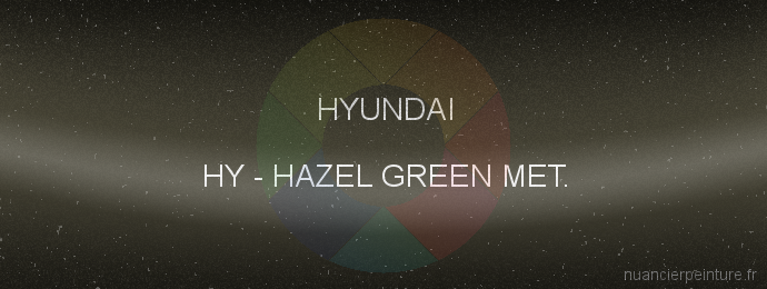 Peinture Hyundai HY Hazel Green Met.