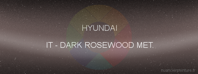 Peinture Hyundai IT Dark Rosewood Met.