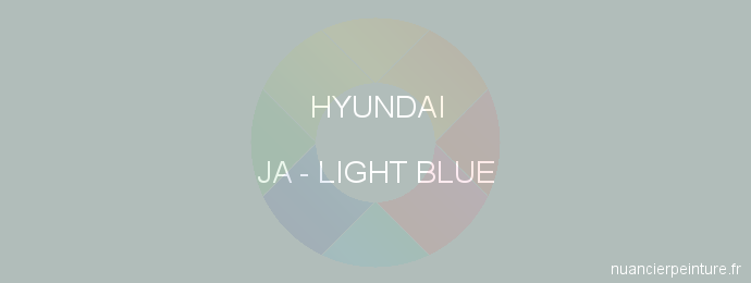 Peinture Hyundai JA Light Blue