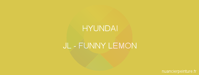 Peinture Hyundai JL Funny Lemon