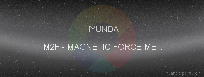 Peinture Hyundai M2F Magnetic Force Met.