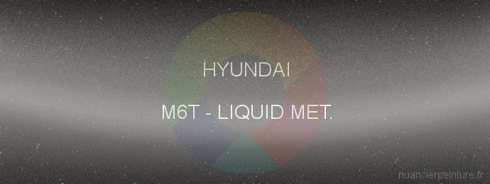 Peinture Hyundai M6T Liquid Met.