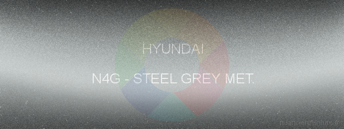 Peinture Hyundai N4G Steel Grey Met.
