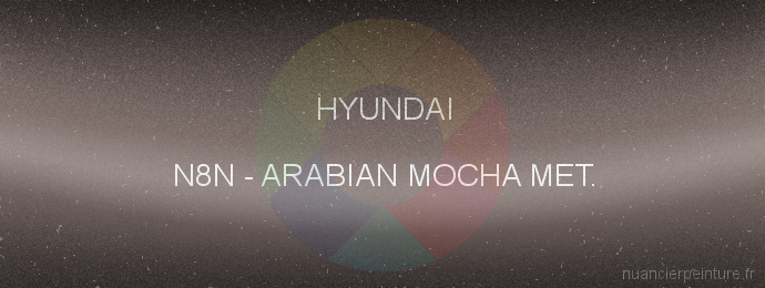 Peinture Hyundai N8N Arabian Mocha Met.