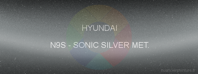 Peinture Hyundai N9S Sonic Silver Met.