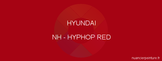 Peinture Hyundai NH Hyphop Red