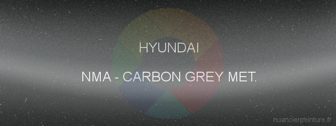 Peinture Hyundai NMA Carbon Grey Met.
