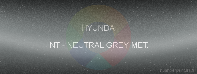 Peinture Hyundai NT Neutral Grey Met.