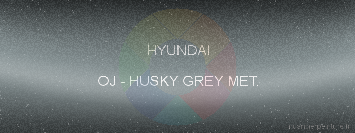 Peinture Hyundai OJ Husky Grey Met.