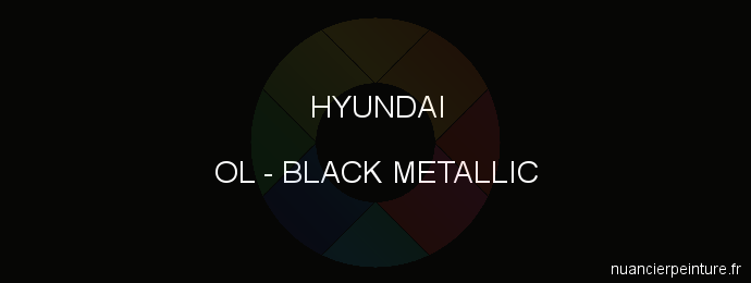 Peinture Hyundai OL Black Metallic